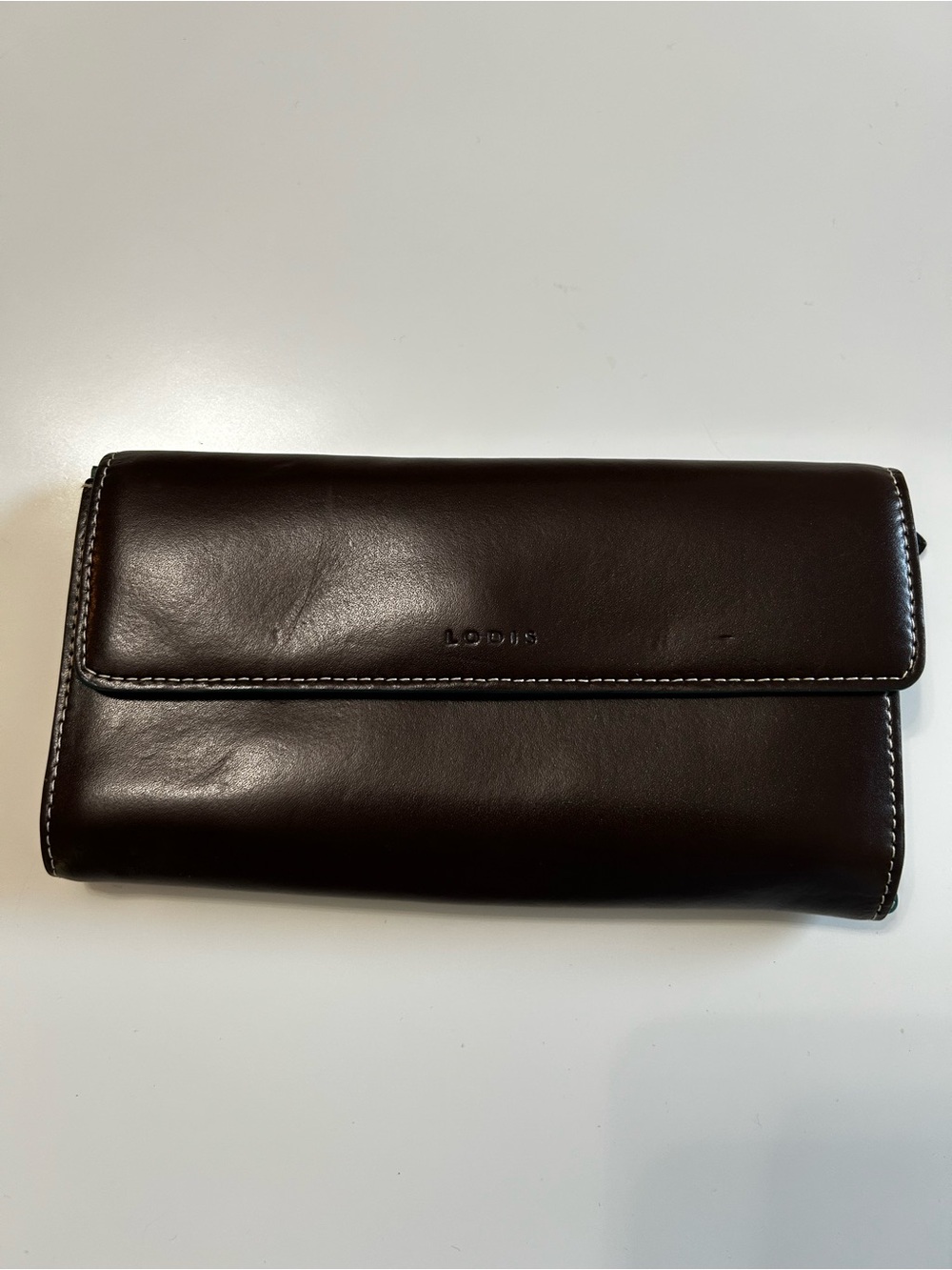Lodis Women's Two-Tone Leather Wallet